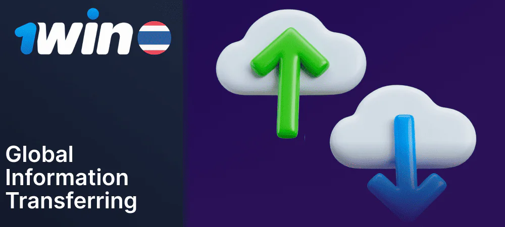 Data transfer in 1Win