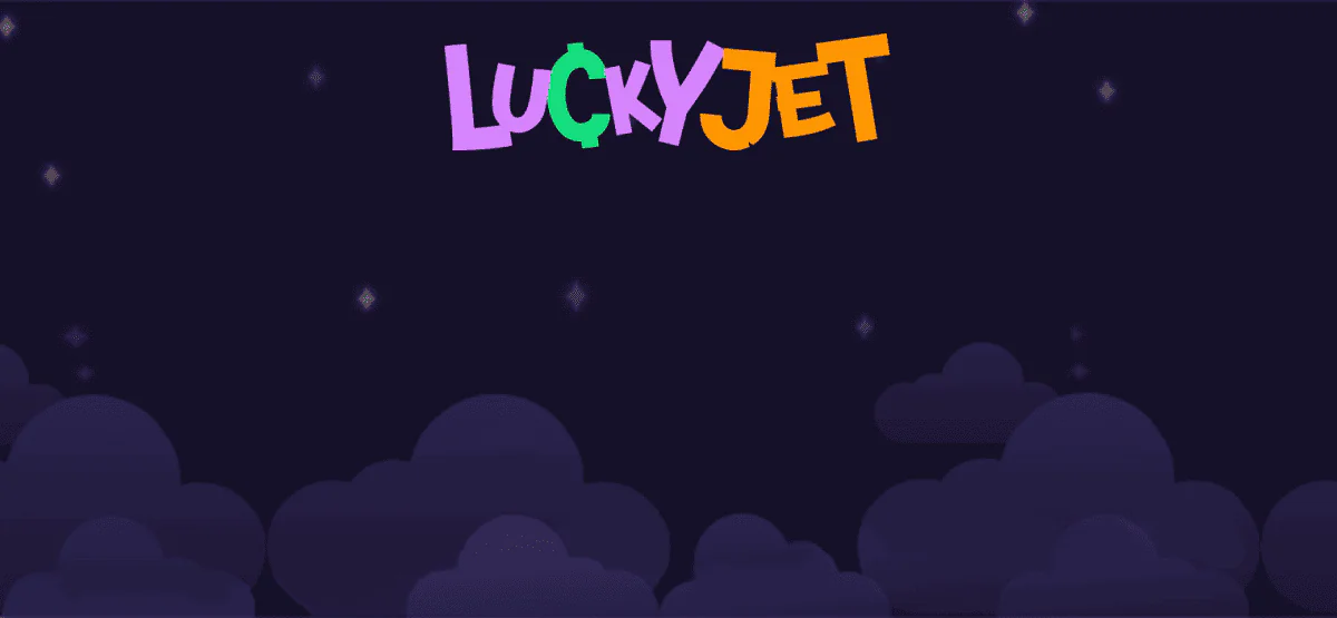 Background for the demo version of the Lucky Jet game on the 1Win website.